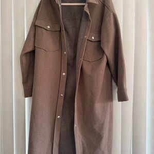Forever 21 Brown Pea Coat